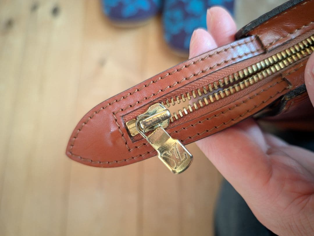 ルイヴィトン　エピ　トートバッグ　サンジャック　茶色