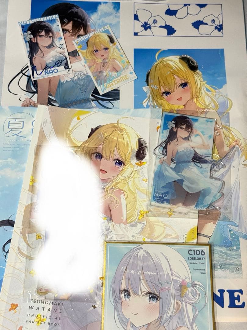 C102角巻わため 等身大タペストリー ホロライブ ふーみ ホロライブ 角巻わ