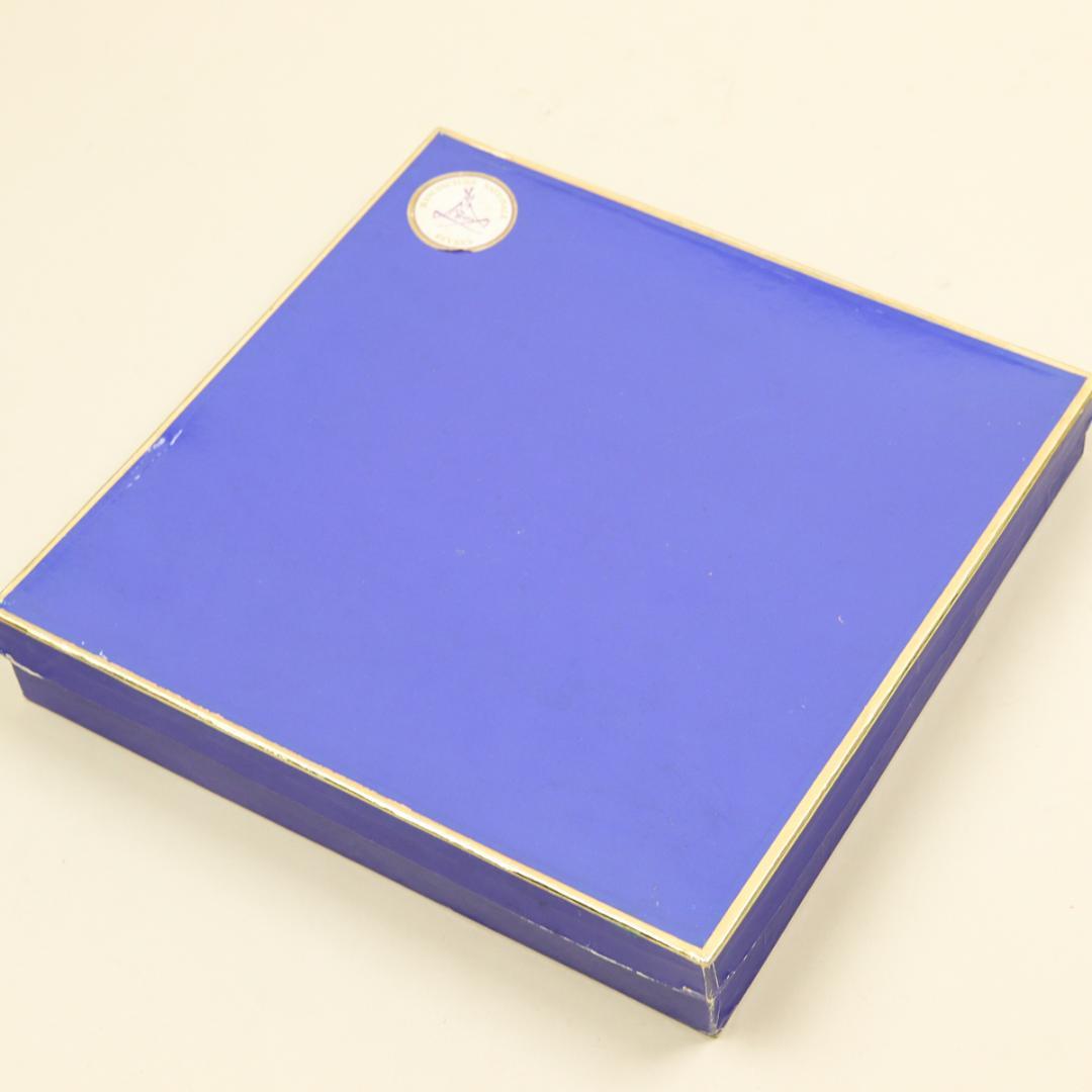 SEVRES セーブルブルー リボンと星 プレート 26cm 箱付