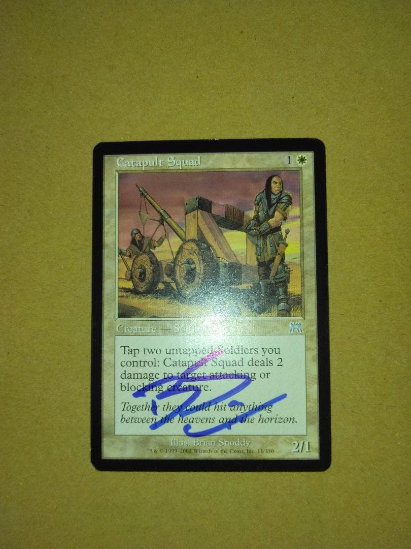 アーティストプルーフ サインド カタパルト兵団 Catapult Squad