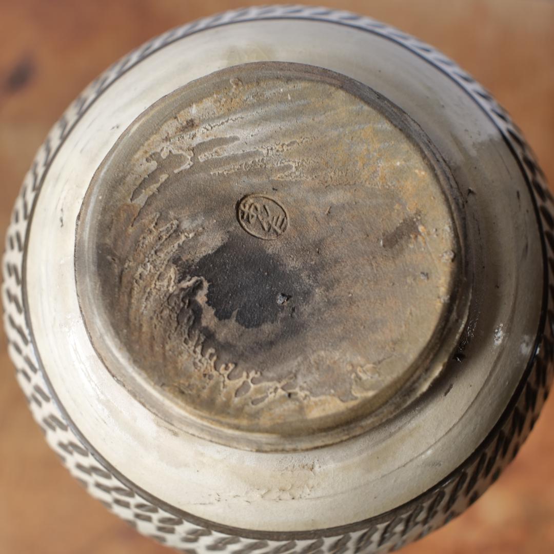 民藝】小鹿田 おんた焼 花瓶 花入 フラワーベース バーナードリーチ