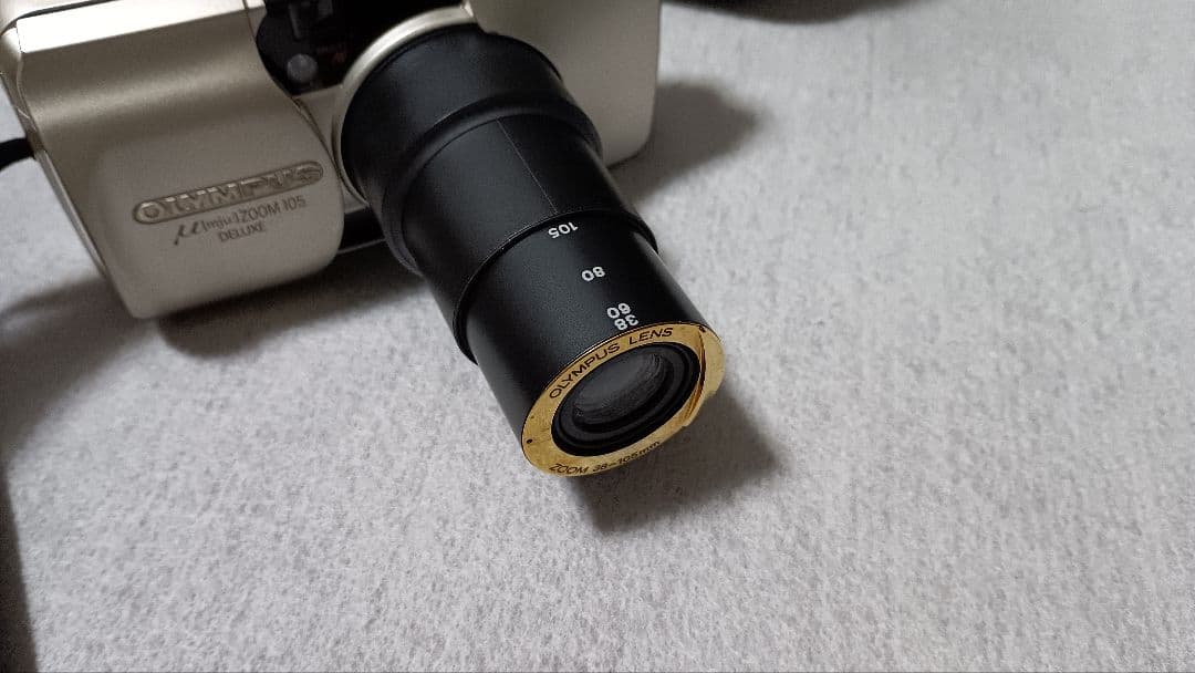 ジャンク】OLYMPUS μ ZOOM 105 DELUXE コンパクトカメラ