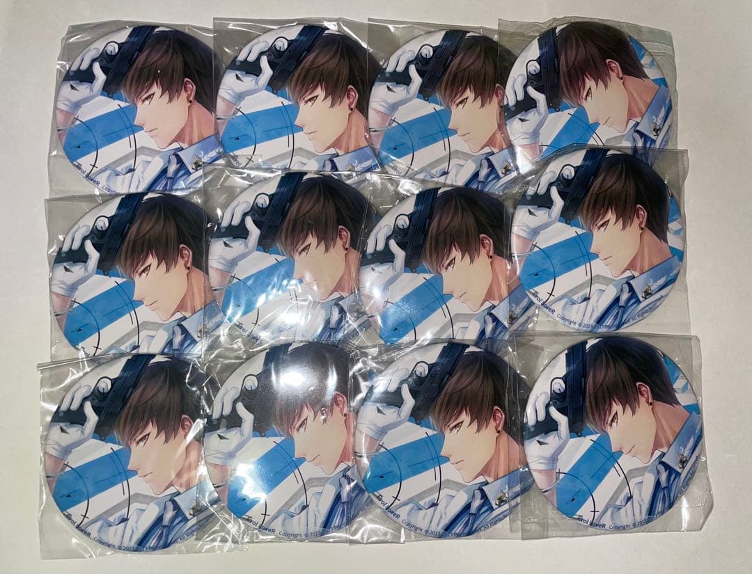 恋とプロデューサー 恋プロ カラ鉄 ハク 缶バッジ　24個 缶バッジ「恋とプロデューサー～EVOL×LOVE～」24/コンプリートBOX(全10