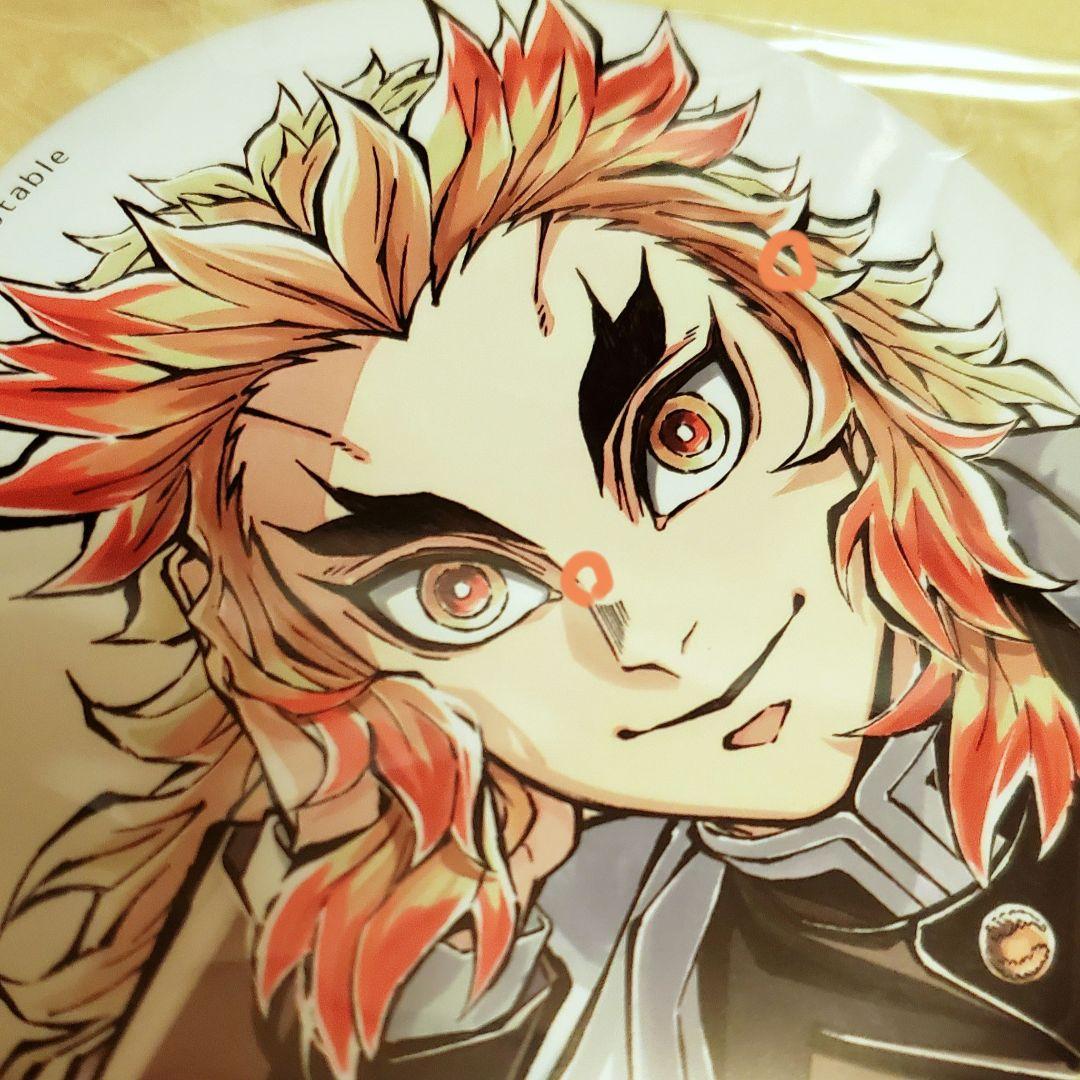 コミックマーケットC104 寝そべりイラスト缶バッジ煉獄杏寿郎鬼滅の刃