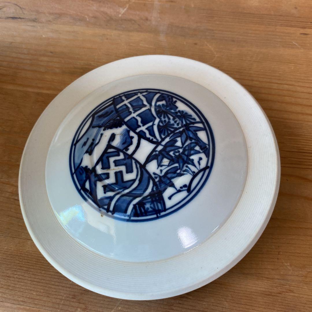 【茶道具】平安玉堂窯　祥瑞扇面図水指　（共箱）　○