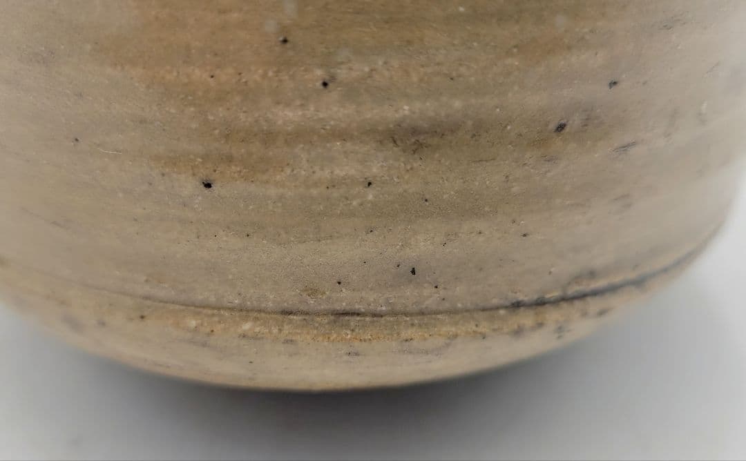 瀬戸焼　時代物　草文　茶碗　合わせ箱　茶道具　骨董品、美術品