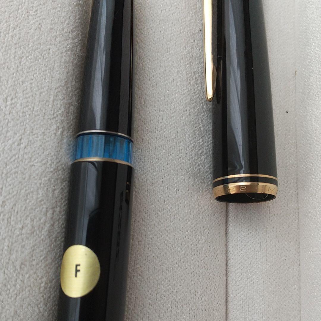 □60年代 未使用にちかい極美品☆モンブラン #22 F 万年筆 黒