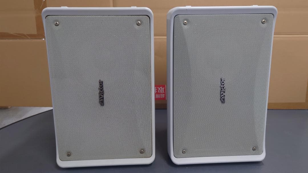 Victor PS-S550W コンパクトスピーカー ペア - メルカリ