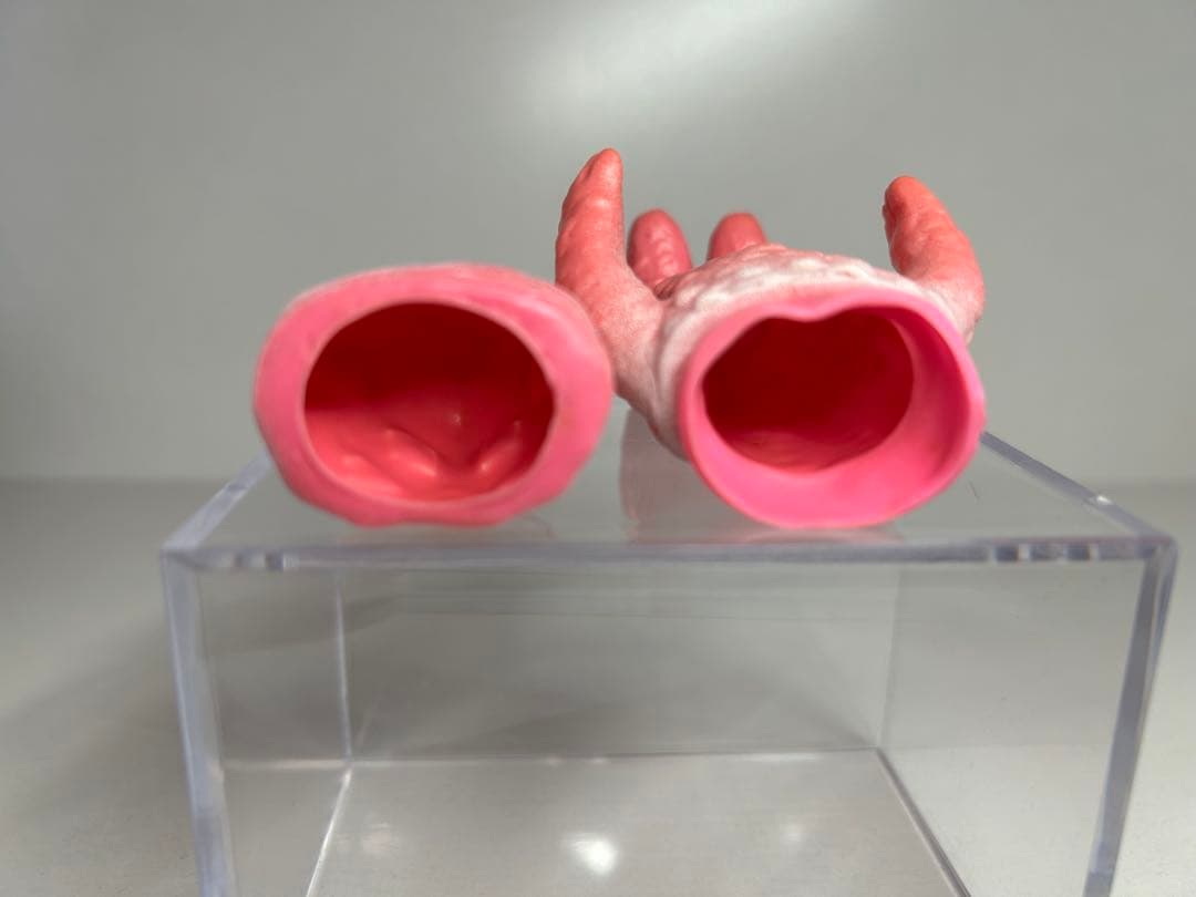 B*B様 ブルマァク　ザラブ星人　ミニサイズ　当時物　ソフビ ミニ　ピンク