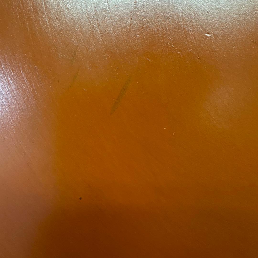 漆工房　大島　天然木　うるし塗　高脚卓盆 ④