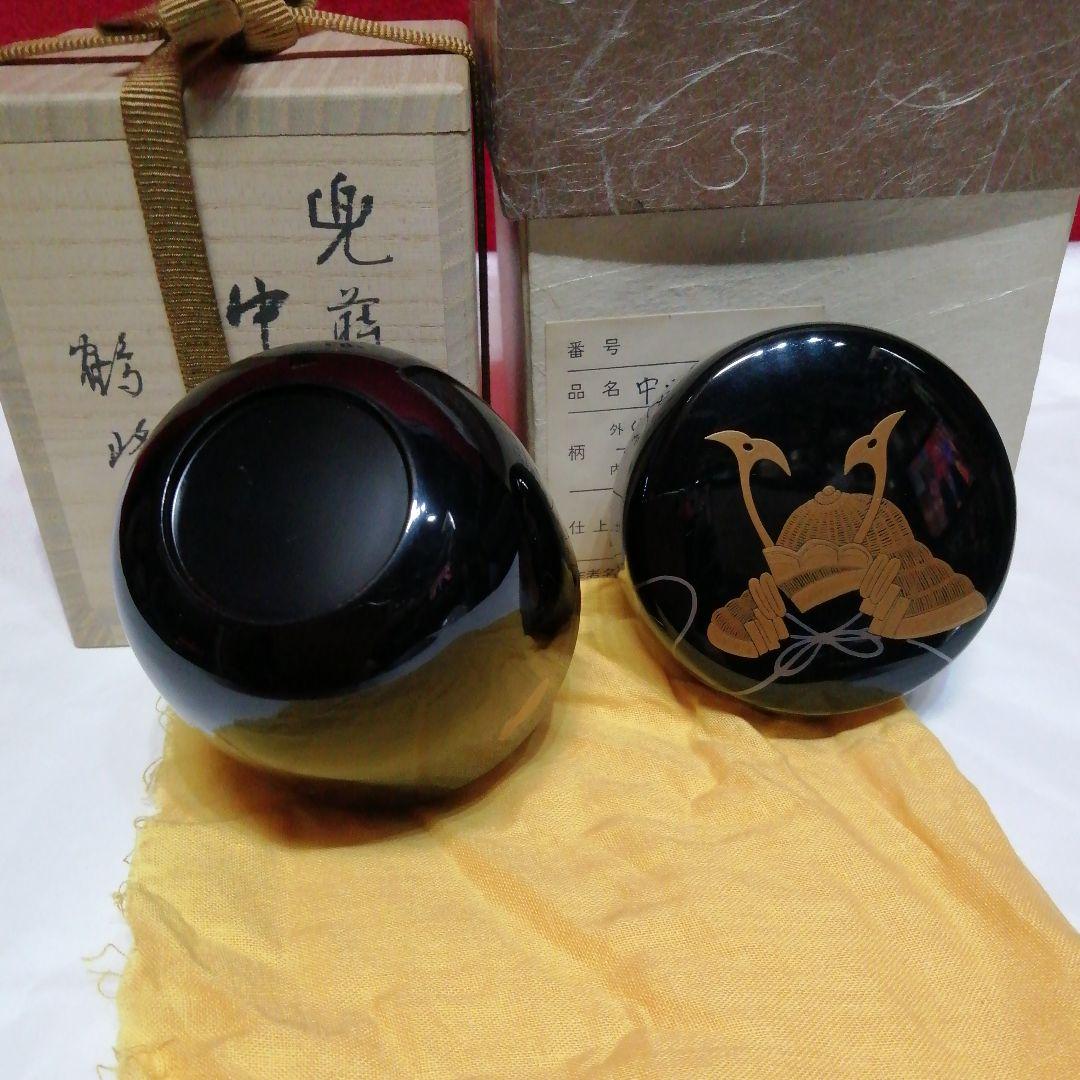 茶道具 棗 昭峰 銀杏蒔絵
