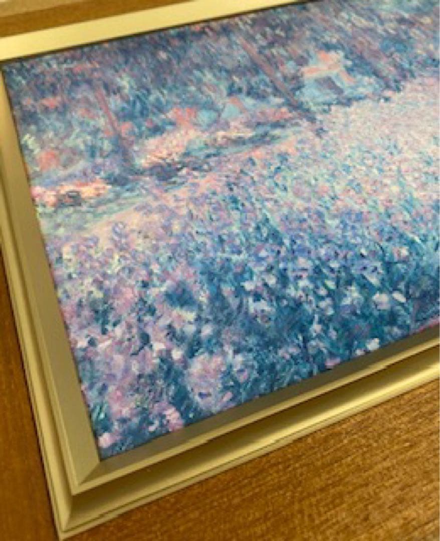 クロード・モネ　ジヴェルニーのモネの庭　複製画　26セ103