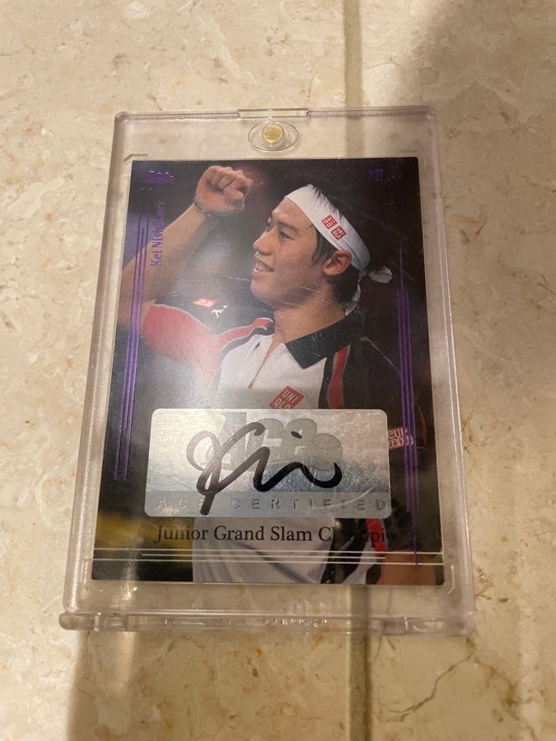 ACE 2012 錦織圭 AUTO PURPLE テニスカード