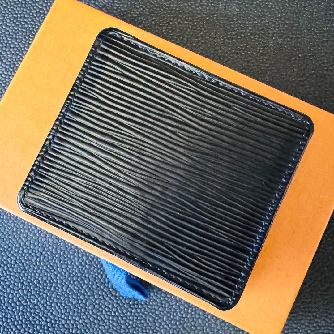 LOUIS VUITTON エピ ポルトモネ ボワット ケース 内外極美品