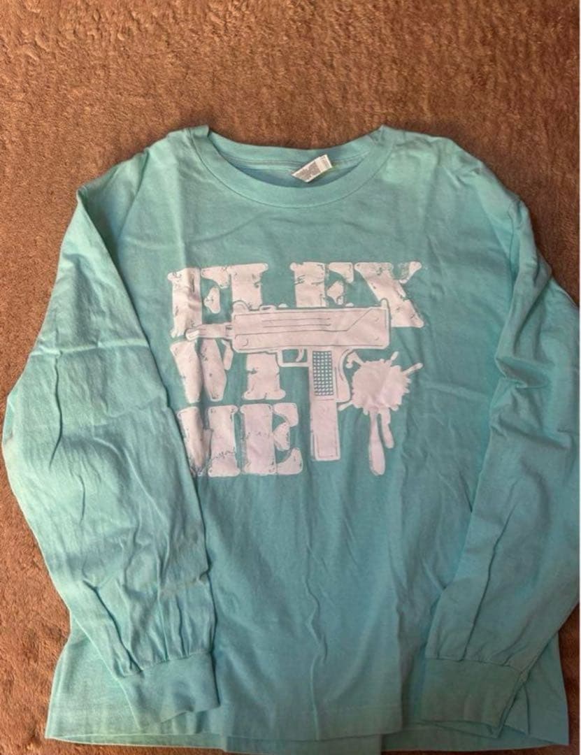 flexwitme ロンT flex wit me ロンT S ホワイト yokosquad brrrsos