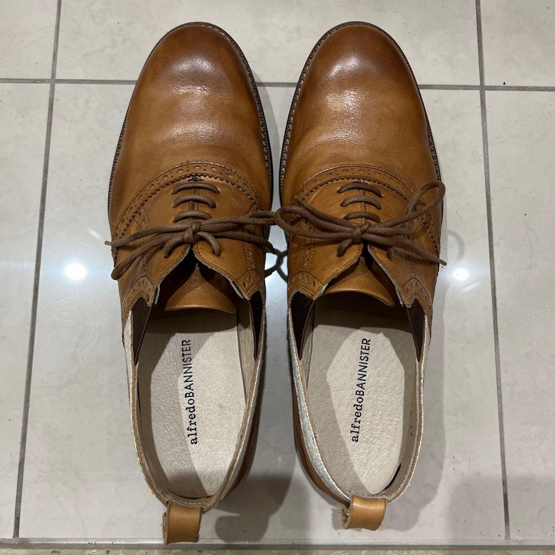 alfredoBANNISTERブラウン レザー シューズ 日本製 サイズ41