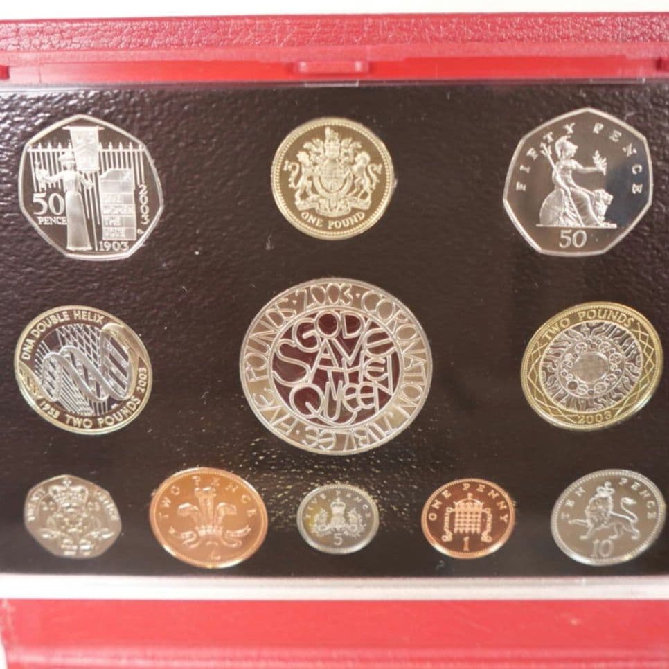 英国ロイヤルミント2002 2003ユナイテッドキングダムプルーフ コインセット