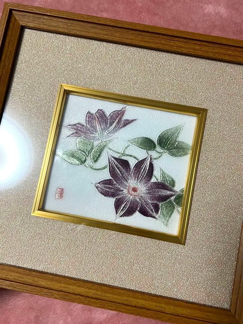 未使用品　創作七宝　額縁