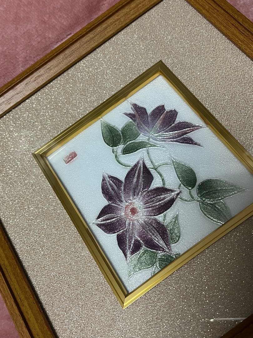 未使用品　創作七宝　額縁
