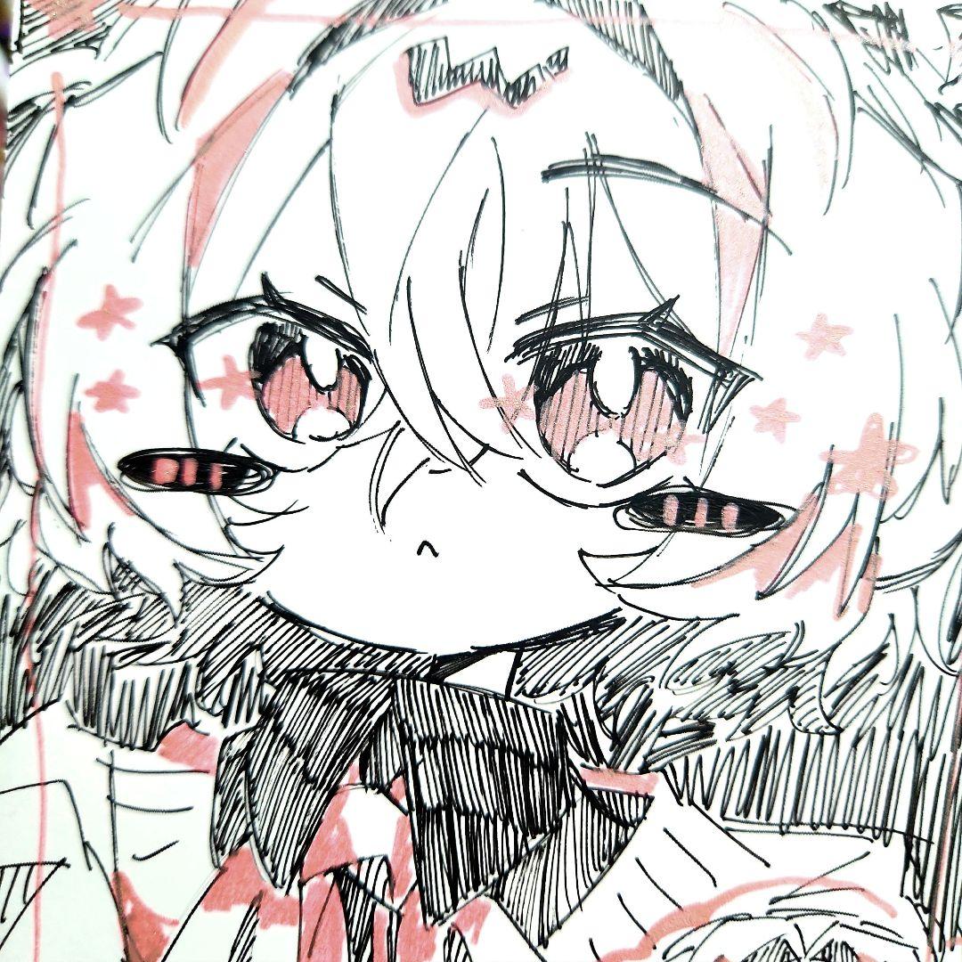 手描きイラスト オリジナルポストカード - メルカリ