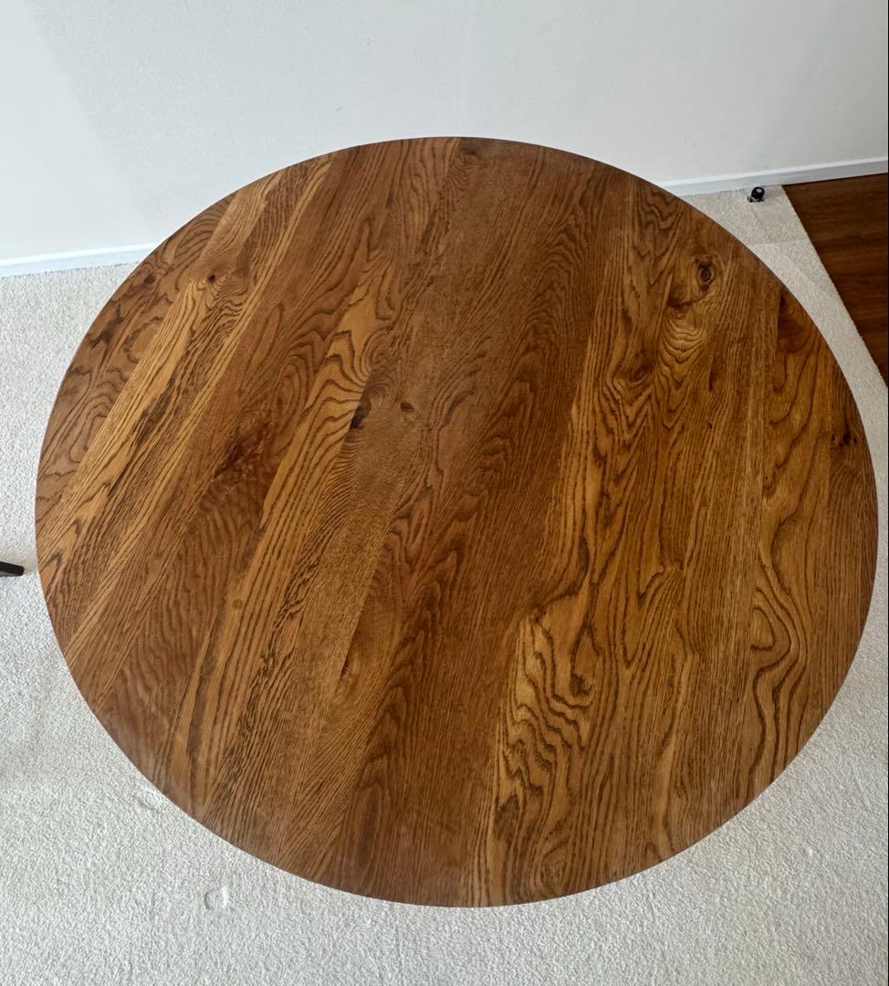 【吉原】unico ウニコADDAY ラウンドダイニングテーブル