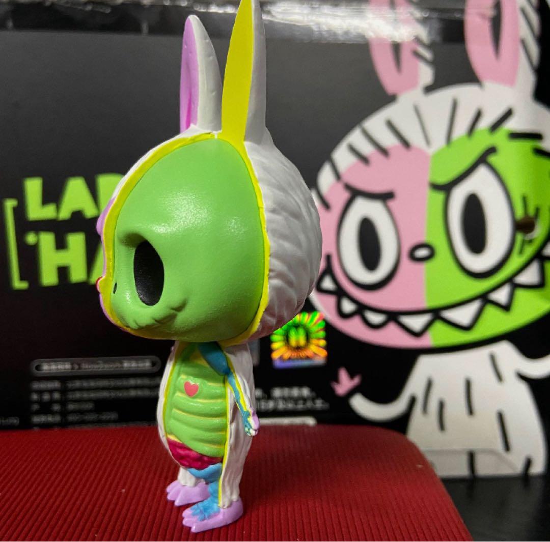 POP MART LABUBU ハーフアナトミー 吊りカード 9cm