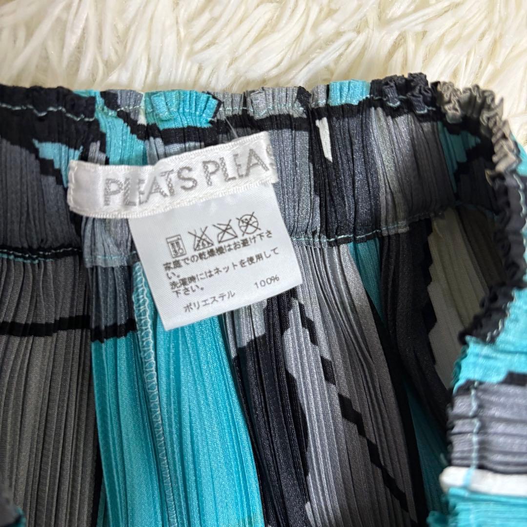 【極美品】プリーツプリーズ イッセイミヤケ スカート 幾何学 3