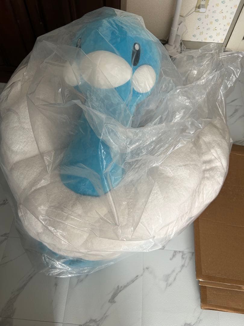 チルタリス 等身大 ぬいぐるみ、チルット付き ふとんは羽毛