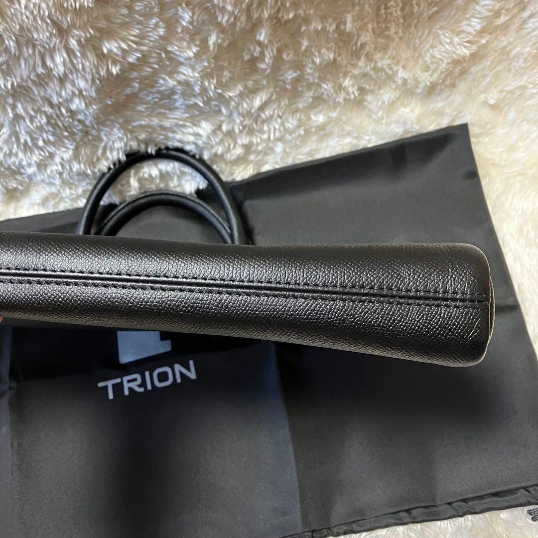 【美品】TRION ブリーフケース ビジネスバッグ　東急ハンズ限定品　ブラック