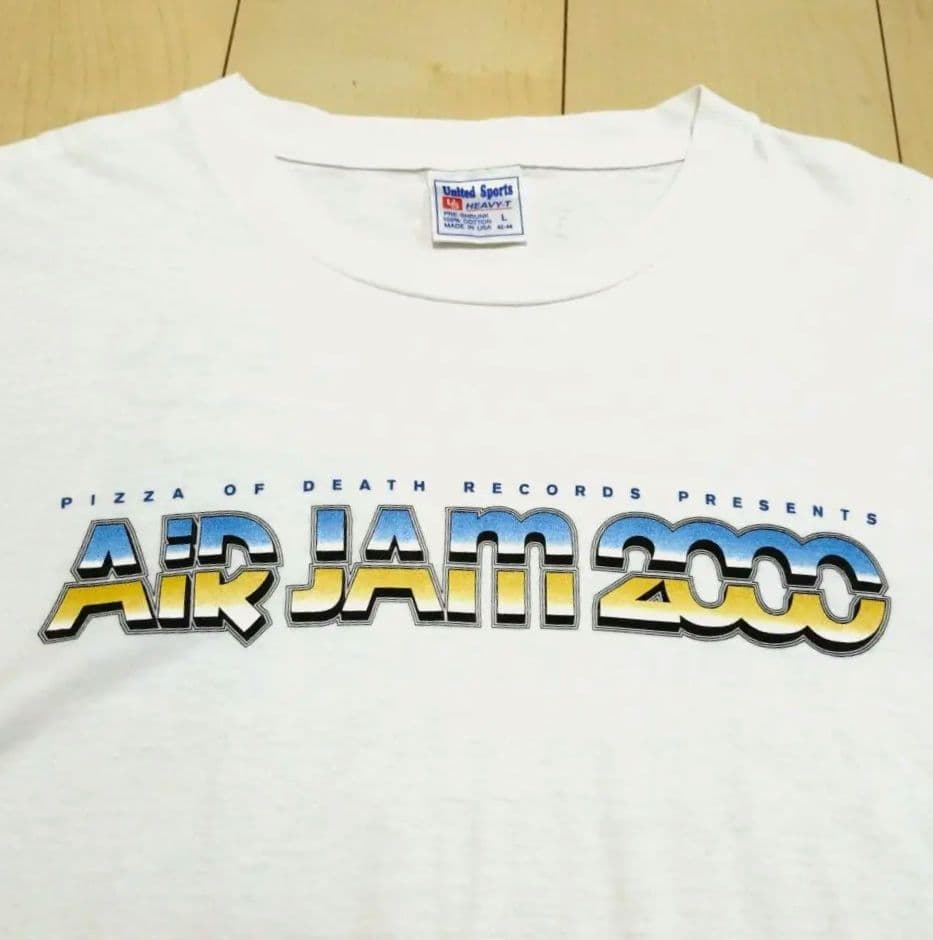 AIR JAM 2000 Tシャツ ホワイトHi-STANDARD airjam 2000 Tシャツ 00s