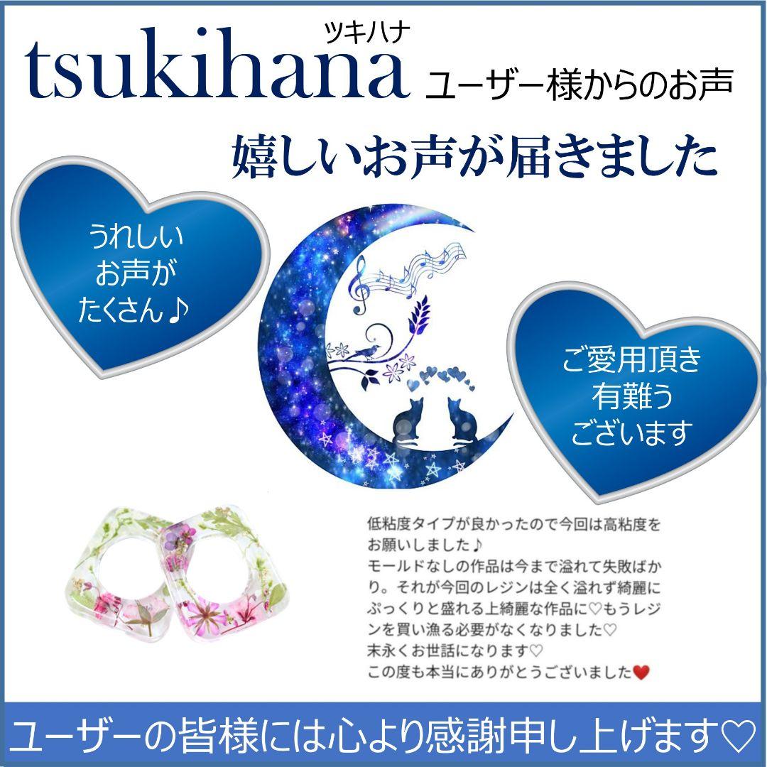 専用レジン液 ツキハナ12本、コーティング剤1セット(3本)、おまけ3本つき✩.