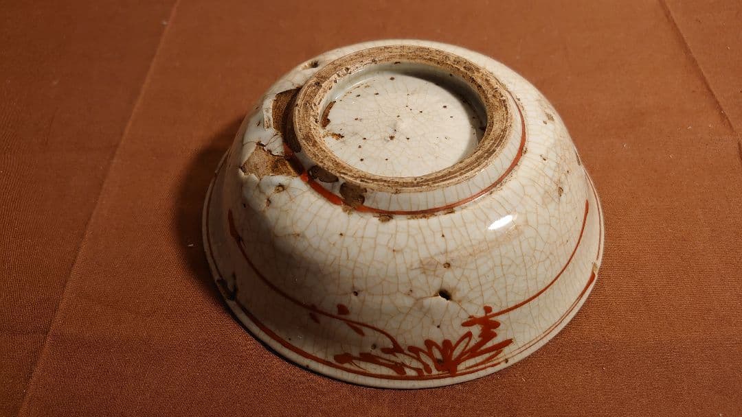 呉須赤絵赤絵春日山窯木米古玩中国美術アンティーク赤絵蔵出し1客