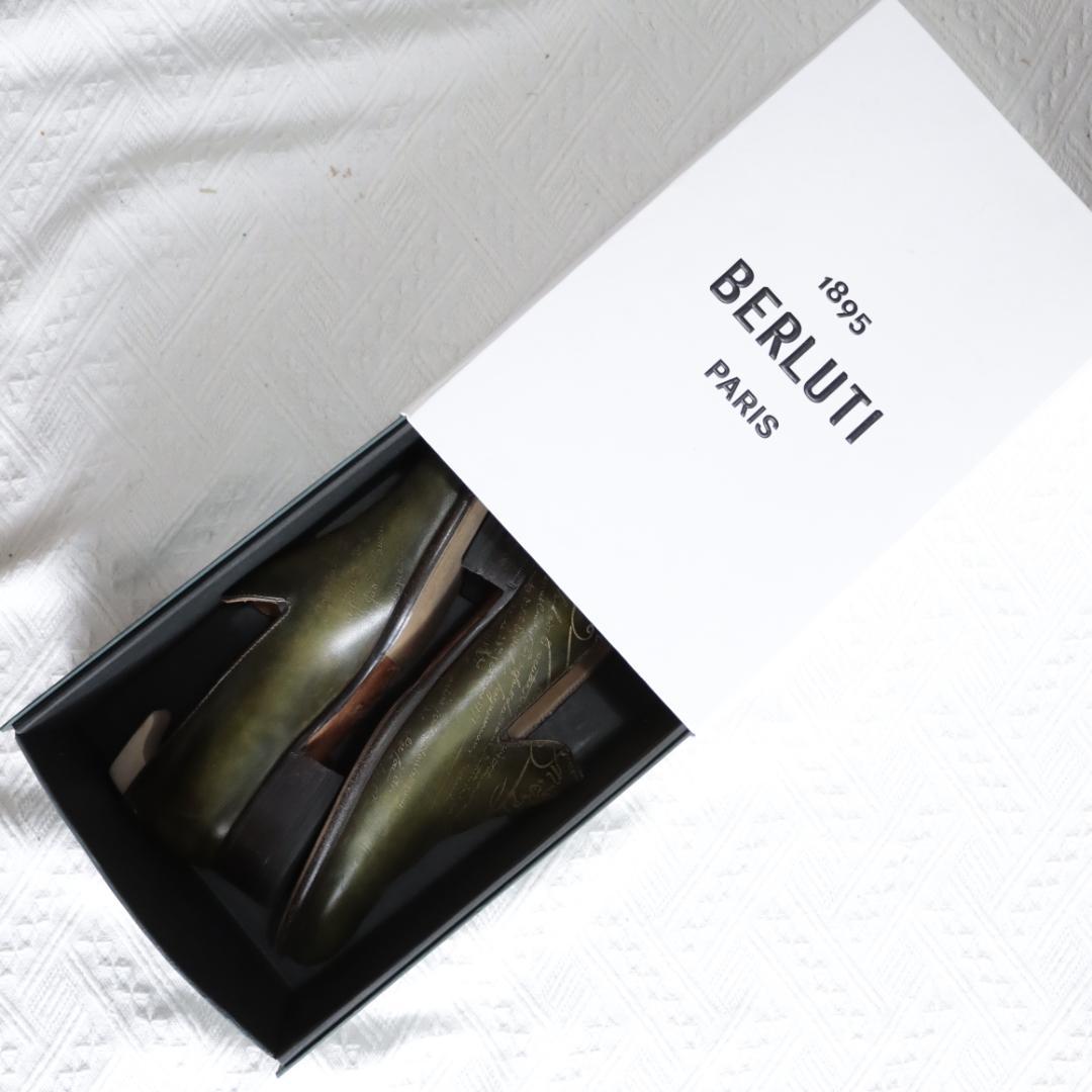 近年モデル　ベルルッティ カーシヴ ガレ　レザーシューズ　革靴　ドレスシューズ