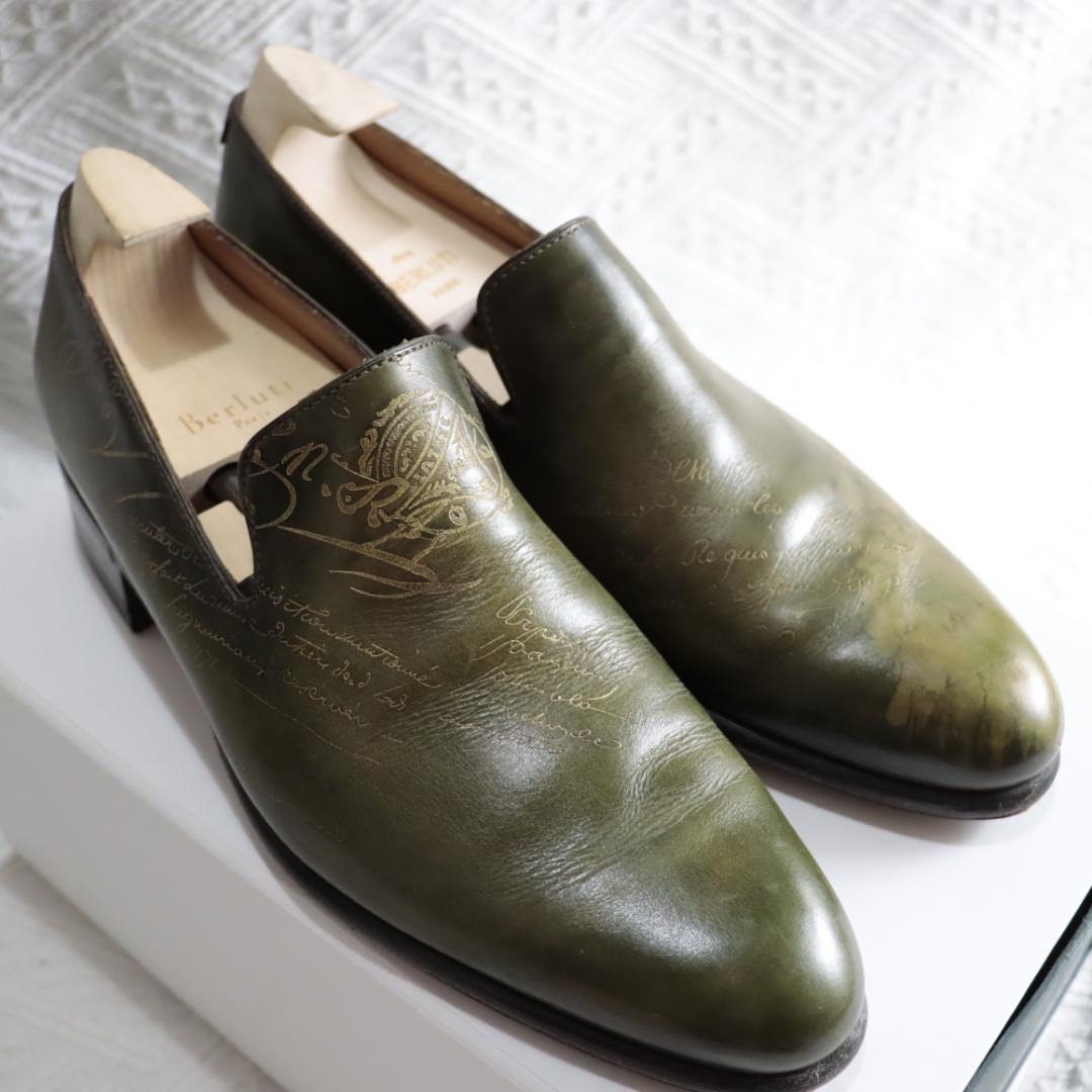 近年モデル　ベルルッティ カーシヴ ガレ　レザーシューズ　革靴　ドレスシューズ