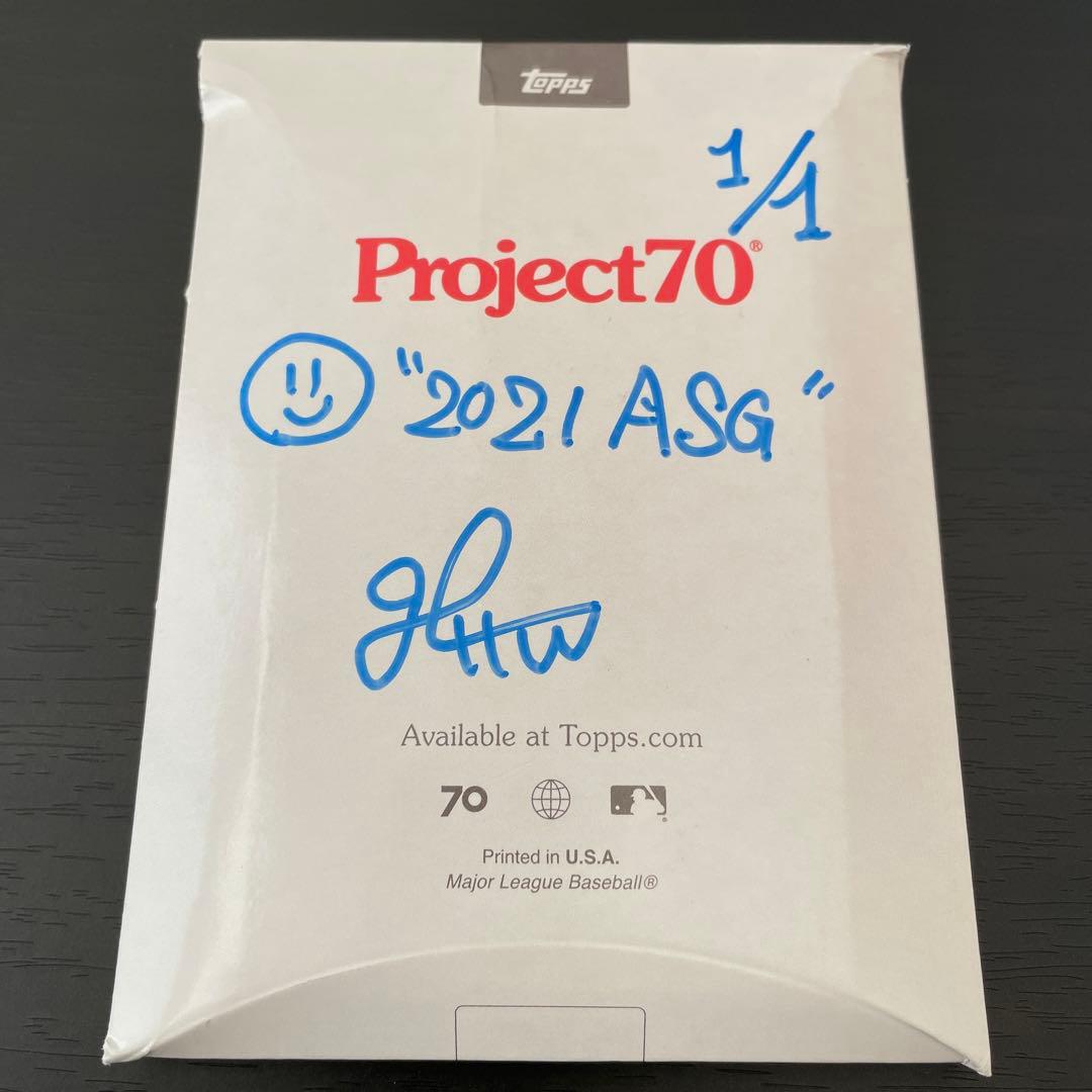 大谷翔平 アートカード 世界1枚限定 1of1