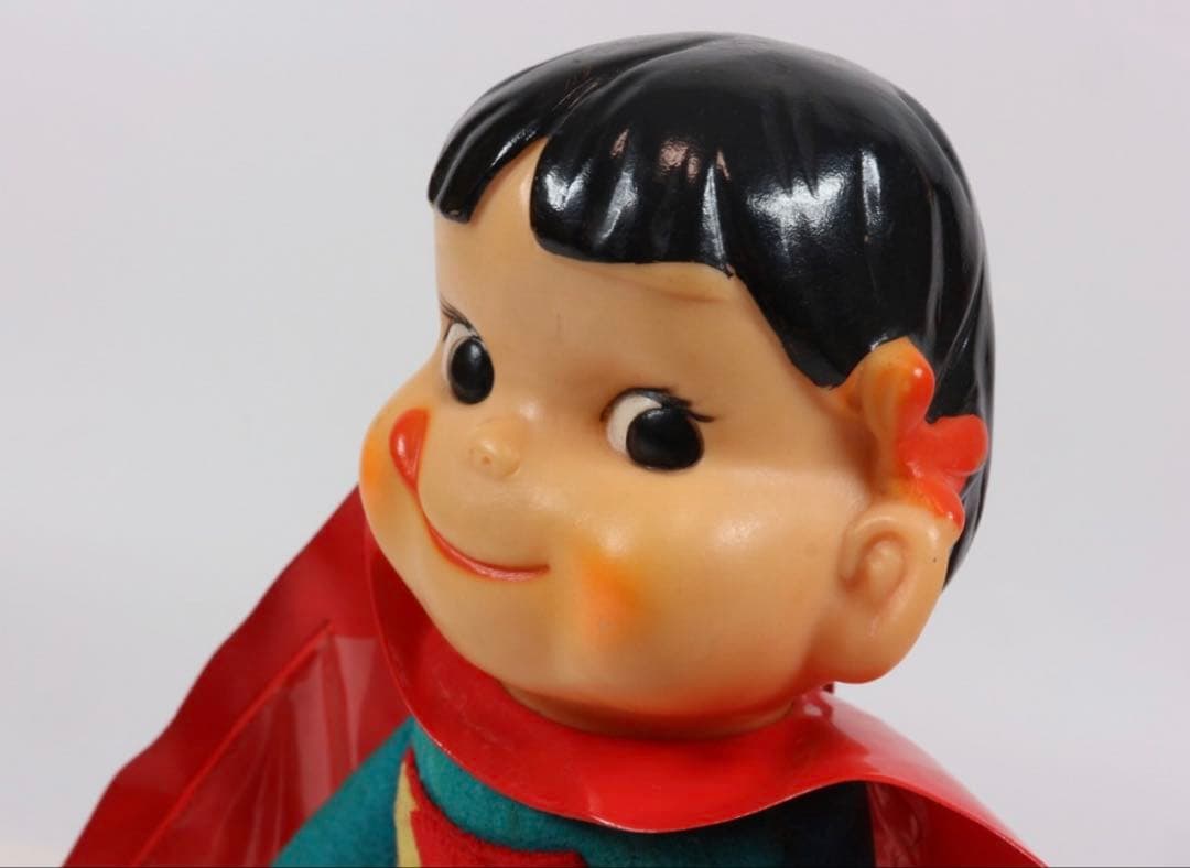 不二家 ペコちゃん スーパーマン 26cm ソフビ 美品 - メルカリ