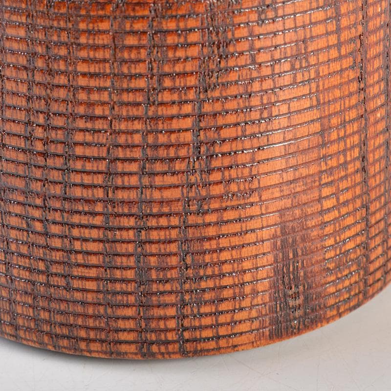 茶道具　桐峰造　欅　茶入　共箱　V　6596