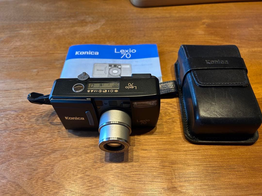Konica Lexio 70 コンパクトカメラ　革製ケース付き 2026年最新】Konica Lexio 70の人気アイテム - メルカリ