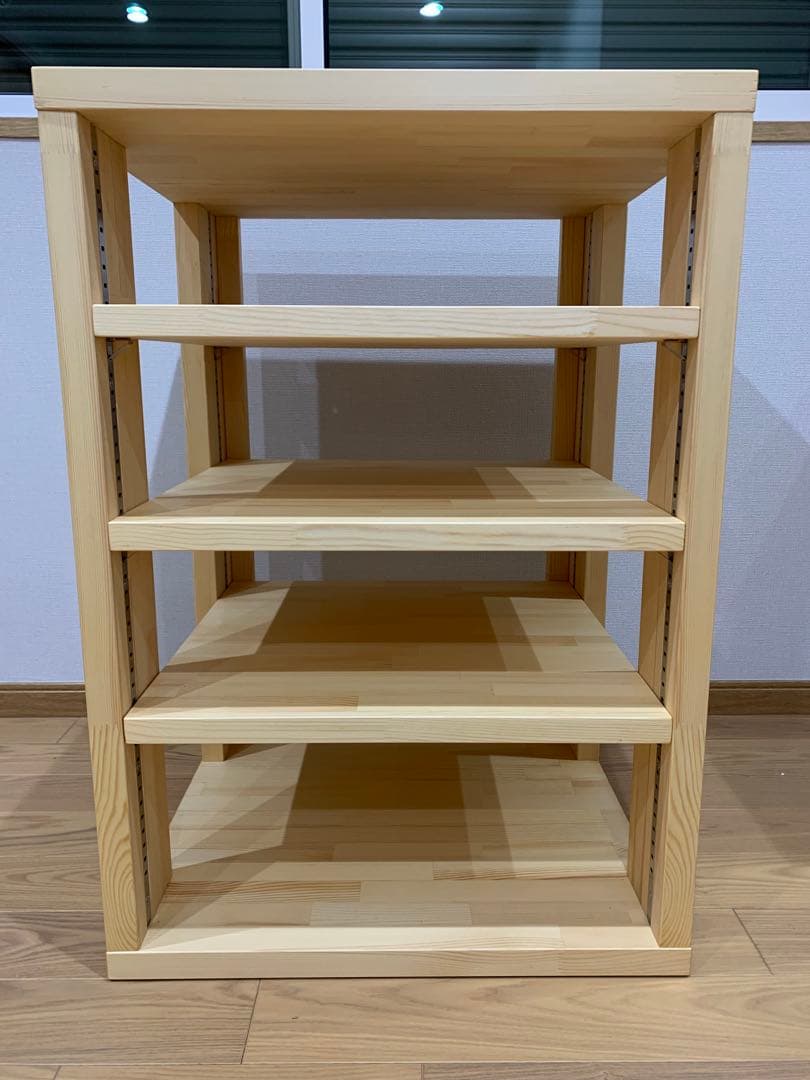 木製 5段オーディオラック 特注品
