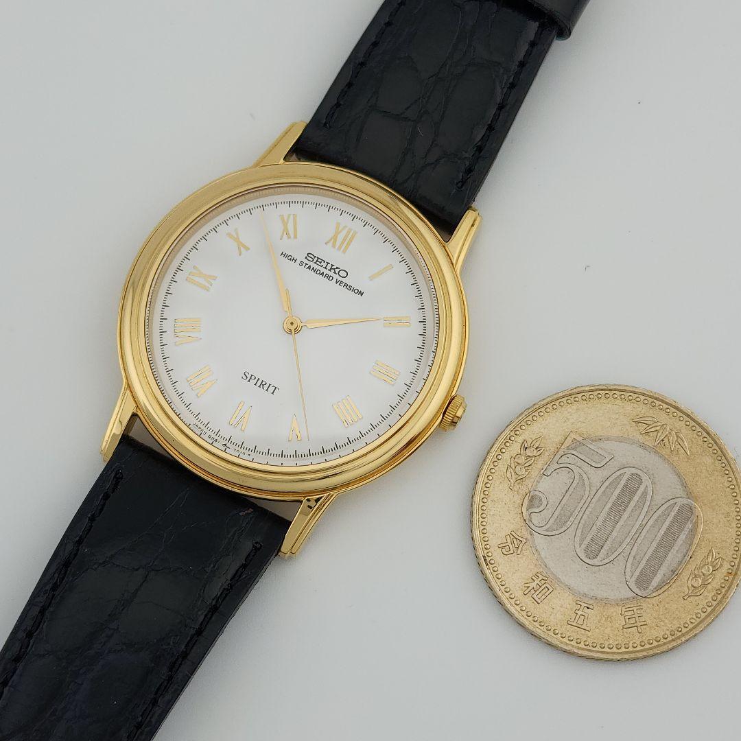 ​幻のデッドストックセイコー スピリット 8N41-7000裏蓋シール付 極美品