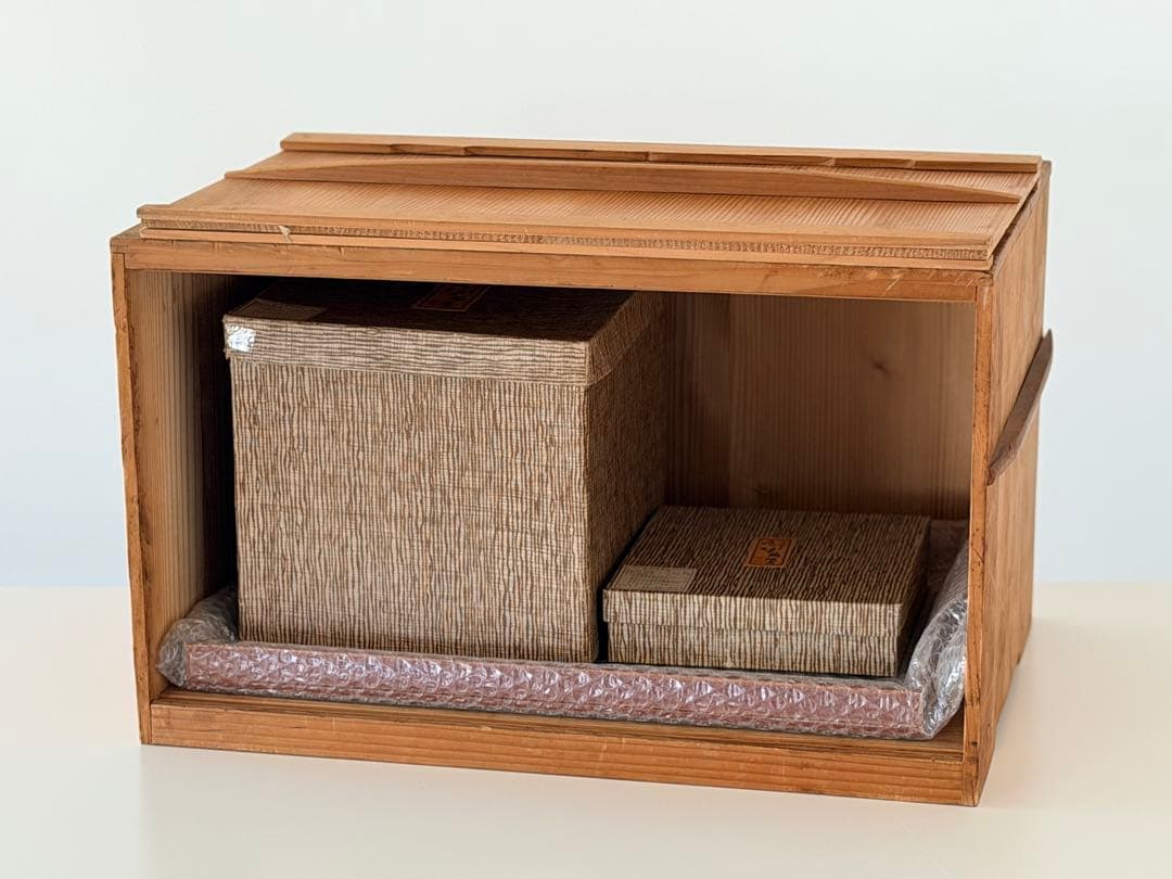 飛騨春慶　漆器 重箱 皿5枚 盆　収納木箱付き　迎春準備