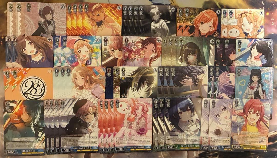 ヴァイス アイドルマスターシャイニーカラーズ 宝枝デッキ デッキ改造パーツ付き