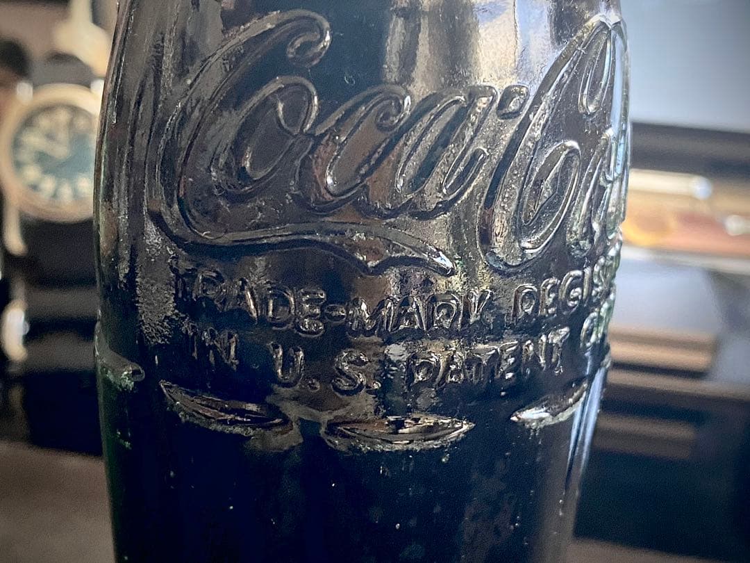 未開栓!ヴィンテージコカコーラ】1956年製エンボス加工US製CocaCola