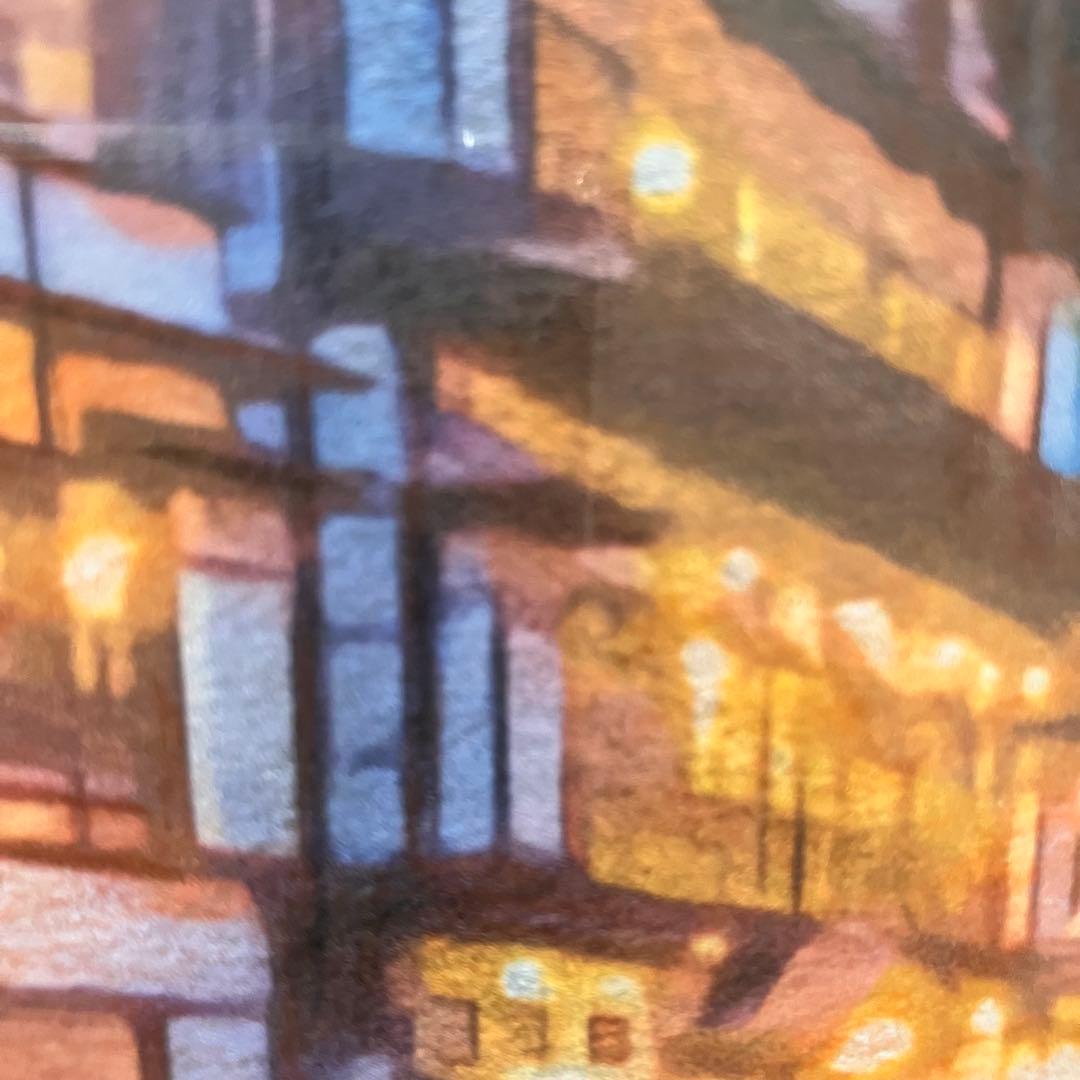 ジブリアート14 千と千尋の神隠しより「銀山温泉」32.7㎝×24.0㎝