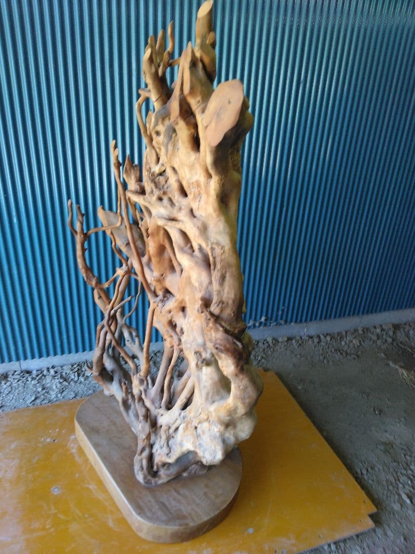 置物 衝立 オブジェ 天然木 木の根 引き取り限定 Yahoo!オークション