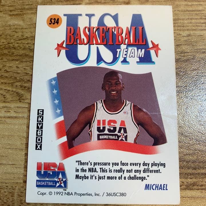 マイケルジョーダン　バルセロナ五輪　ドリームチーム NBAカード