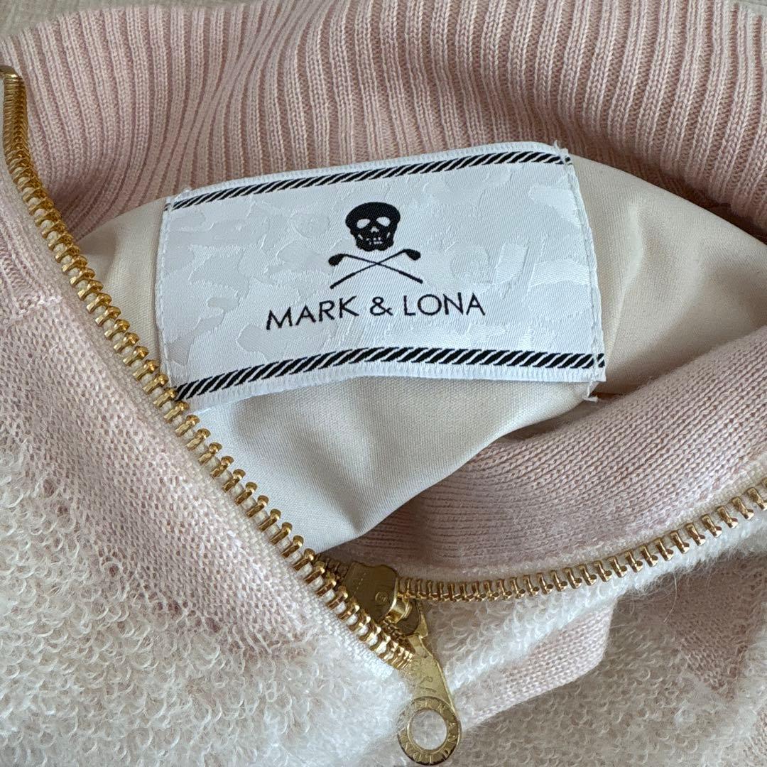 MARK&LONA マークアンドロナ ニットジャケット M ピンク系