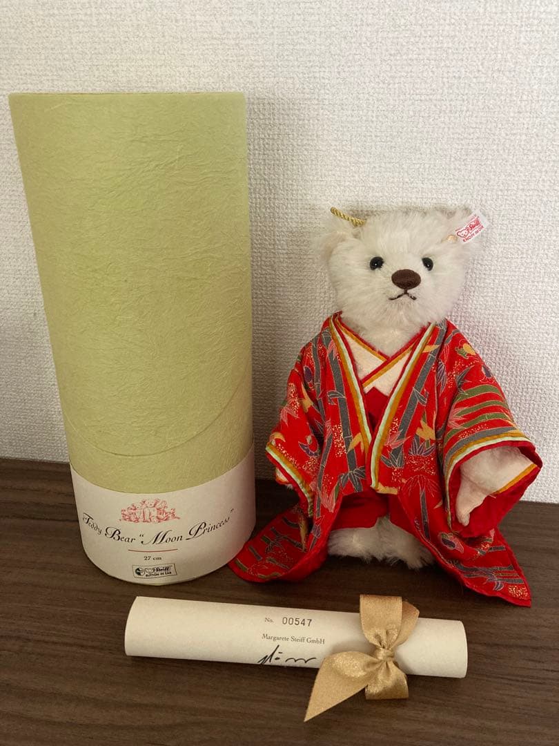 Steiffシュタイフテディベア日本限定 かぐや姫テディベア 希少