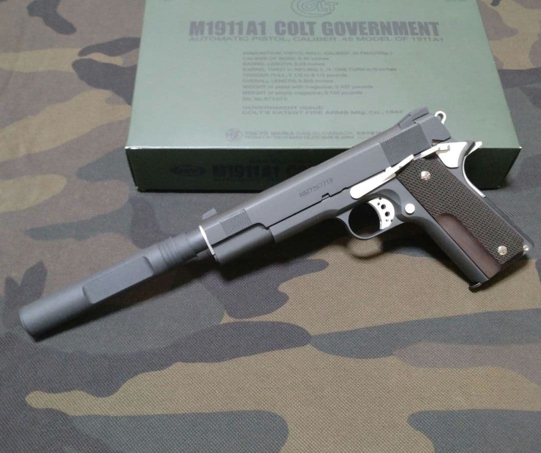 マルイ ガバメント M1911A1 スネークマッチ風 カスタム