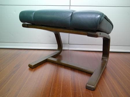 冨士ファニチア 本革 オットマン 角度２段階調整可 フジファニチア